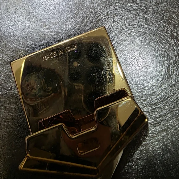 Jimmy Choo Lockett Petite Star Spazzolato Leather Silver Crossbody Bag - Picture 4 of 7